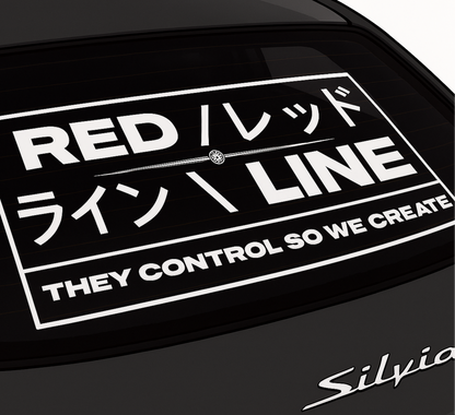 Redline Rear XL Sticker